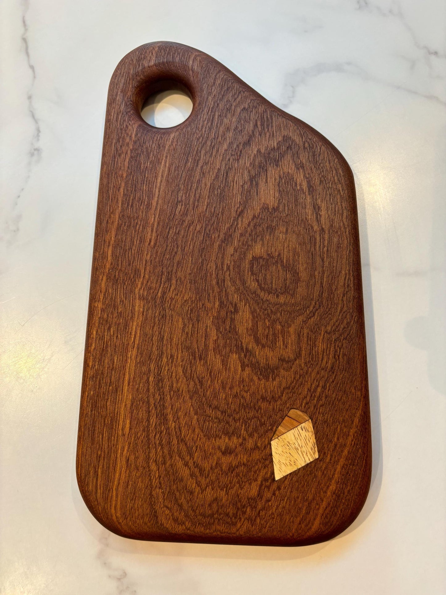 Charcuterie Board with Inlayed Cheese