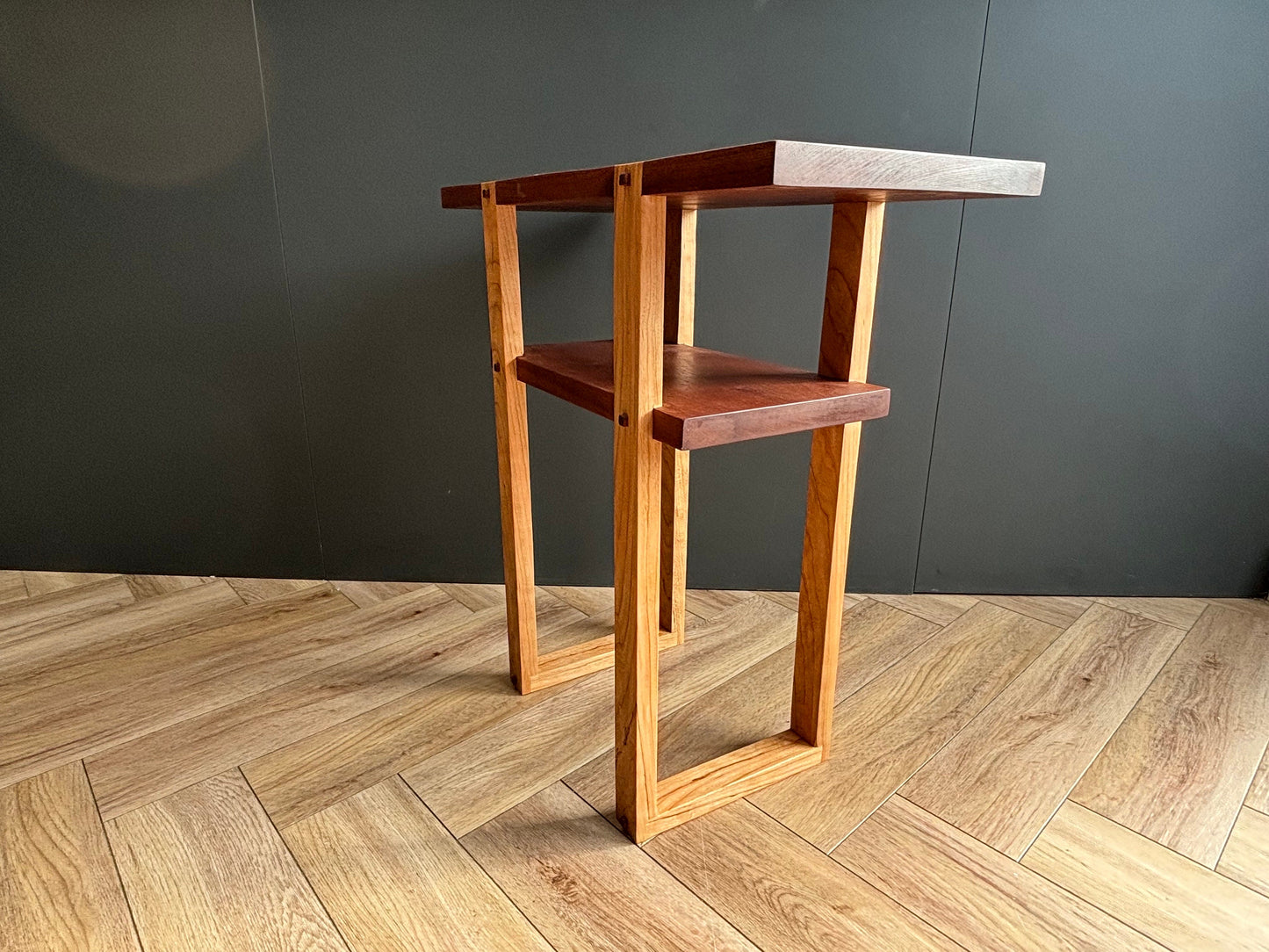 End Table - Sapele and Cherry