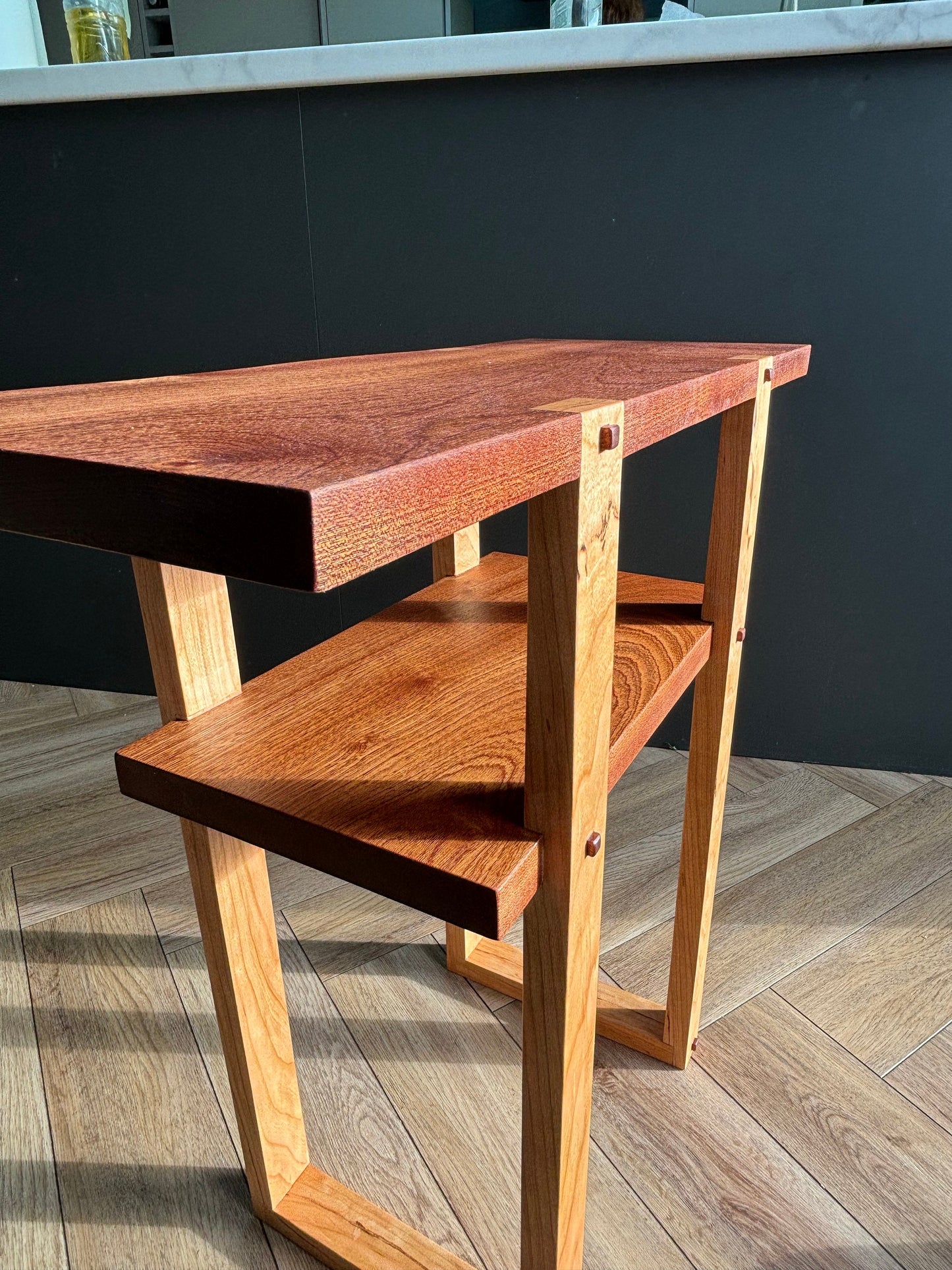 End Table - Sapele and Cherry