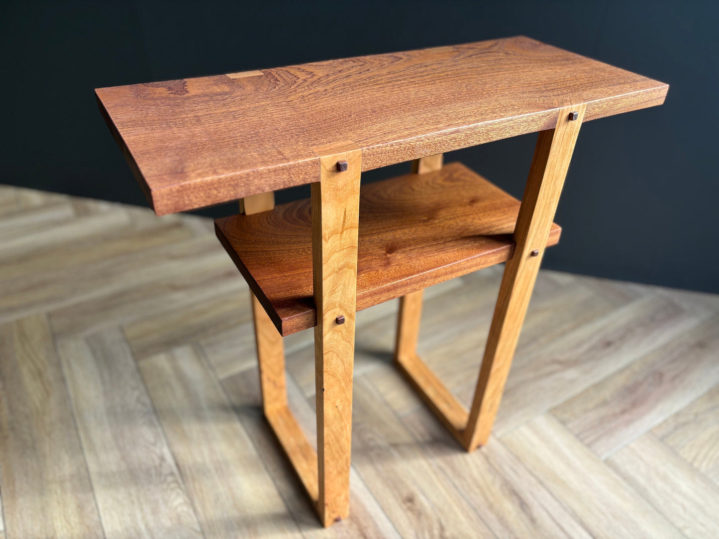 End Table - Sapele and Cherry