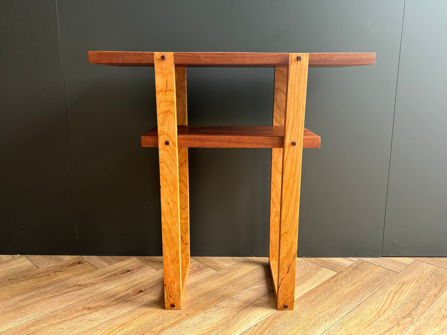 End Table - Sapele and Cherry