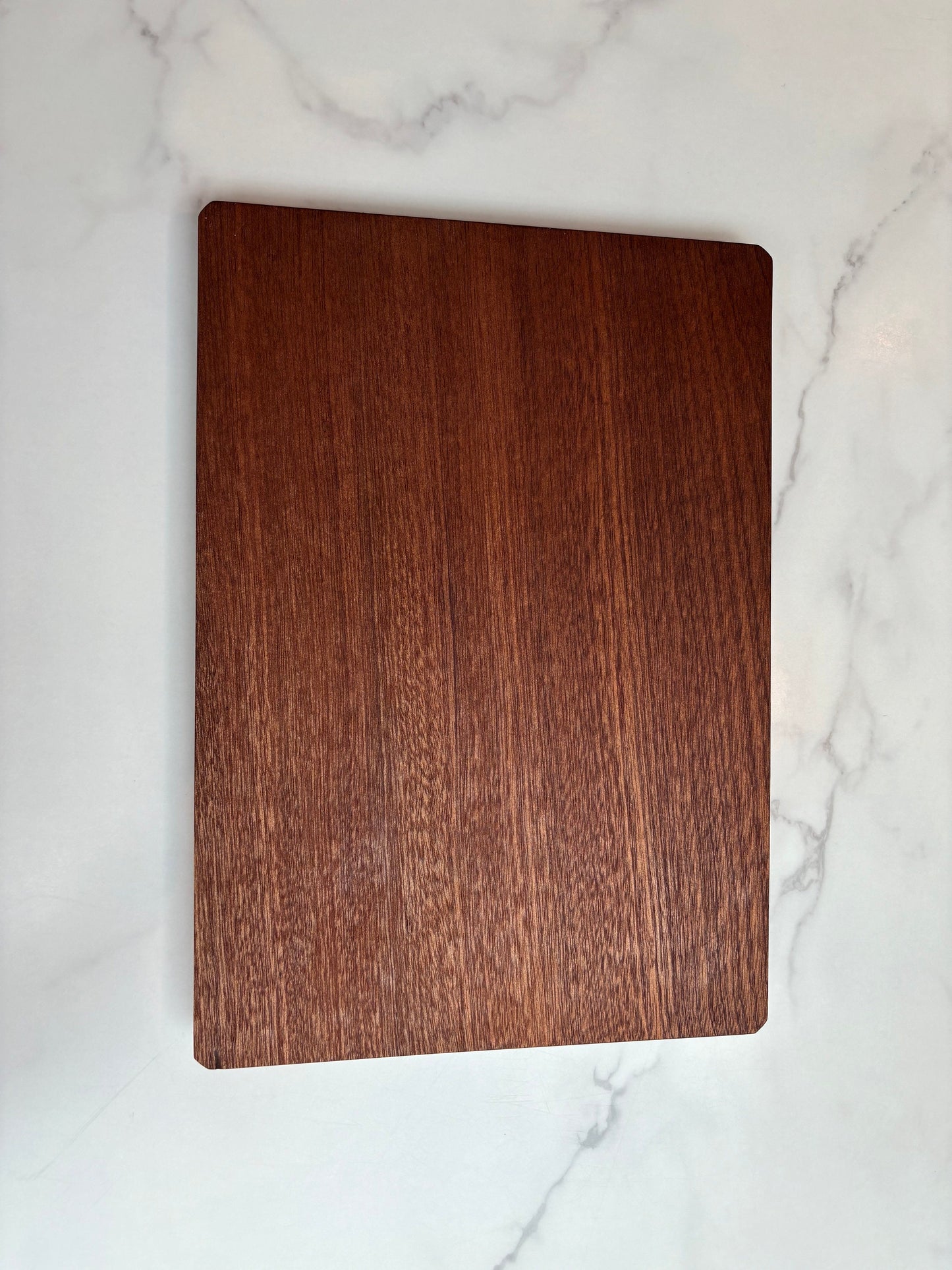 Chopping Board with Inlayed Knife